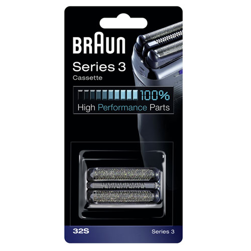 Бритвенная кассета для бритвы Braun 3 серии (32S) 81483732, 81296667, 81387956