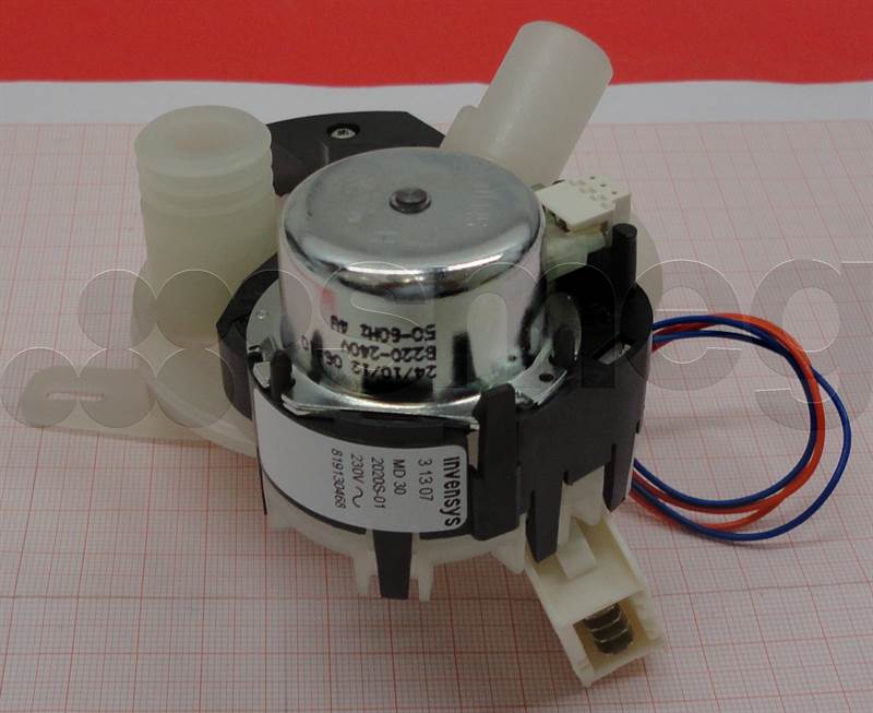 Актуатор клапан посудомоечной машины SMEG распределитель потока воды